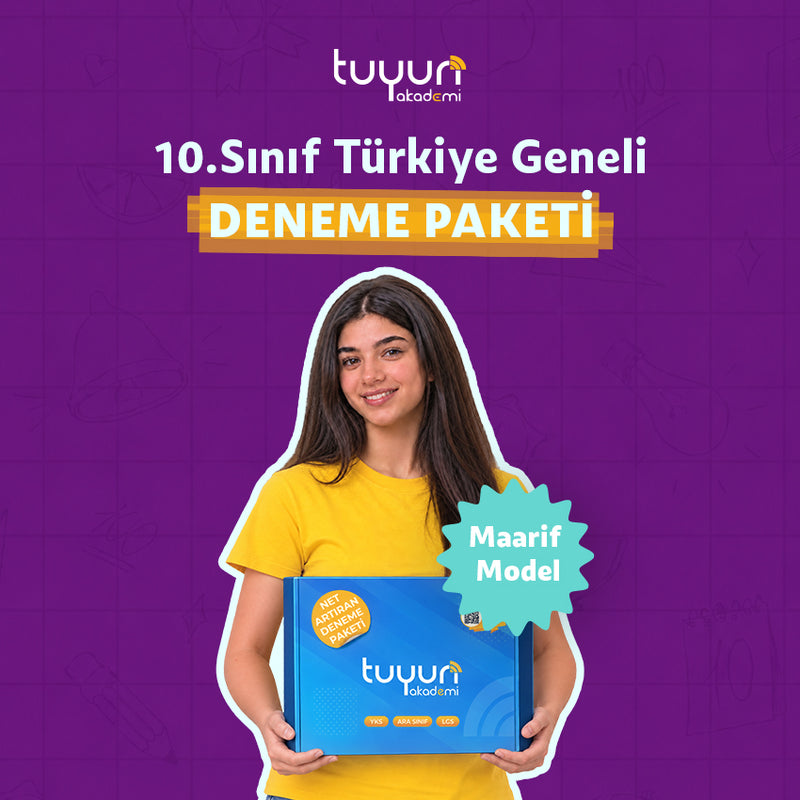 10.SINIF MAARİF MODEL TÜRKİYE GENELİ DENEME PAKETİ - 1