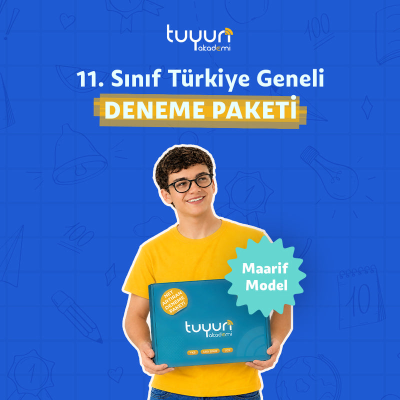 11.SINIF MAARİF MODEL TÜRKİYE GENELİ DENEME PAKETİ - 1