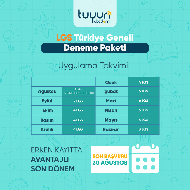 LGS TÜRKİYE GENELİ DENEME PAKETİ 27 - 3