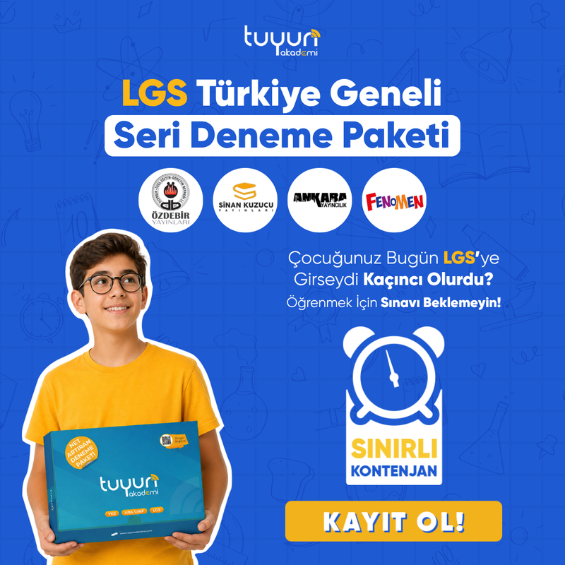 LGS TÜRKİYE GENELİ SERİ DENEME - 1