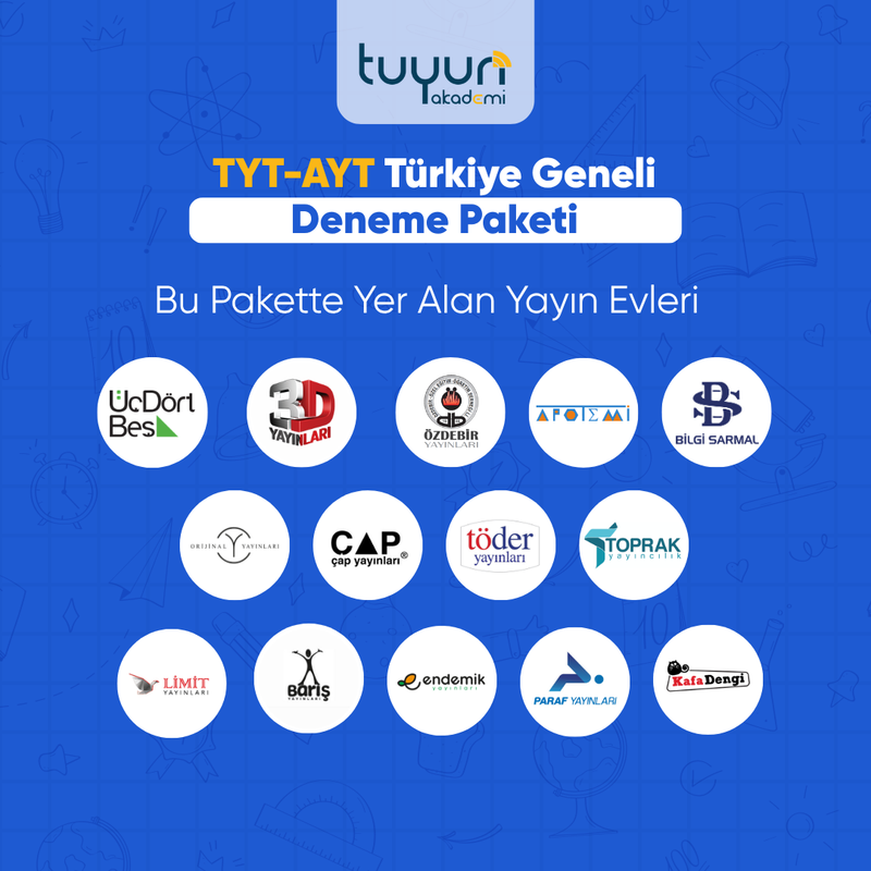 TYT-AYT TÜRKİYE GENELİ DENEME PAKETİ 27 - 2