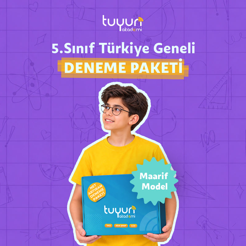 5.SINIF MAARİF MODEL TÜRKİYE GENELİ DENEME PAKETİ - 1