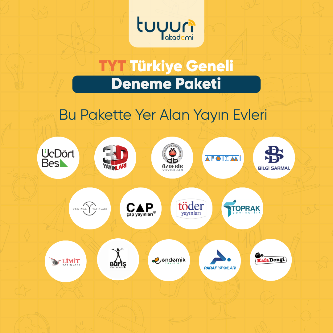 TYT TÜRKİYE GENELİ DENEME PAKETİ 27