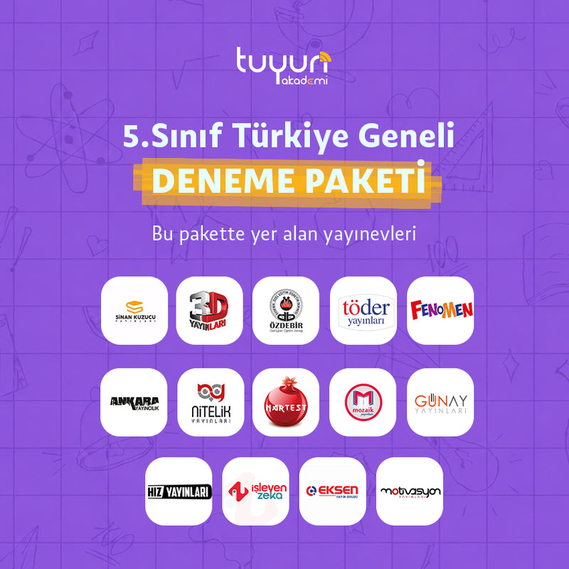 5.SINIF MAARİF MODEL TÜRKİYE GENELİ DENEME PAKETİ - 2