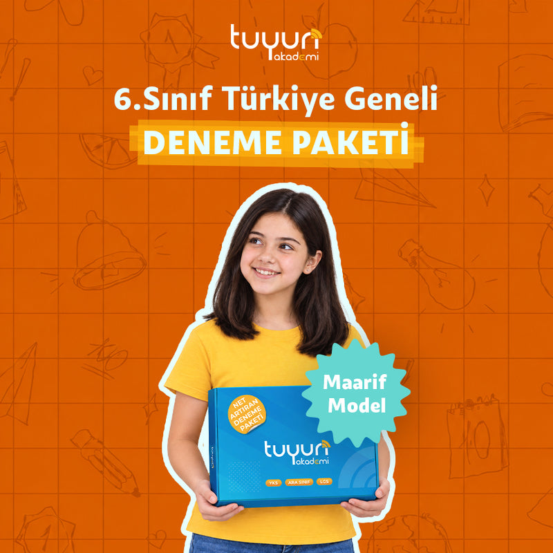 6.SINIF MAARİF MODEL TÜRKİYE GENELİ DENEME PAKETİ - 1