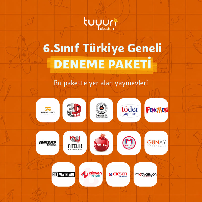 6.SINIF MAARİF MODEL TÜRKİYE GENELİ DENEME PAKETİ - 2