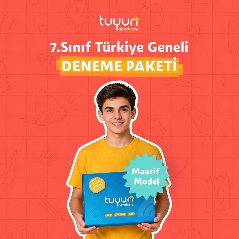 7.SINIF MAARİF MODEL TÜRKİYE GENELİ DENEME PAKETİ - 1