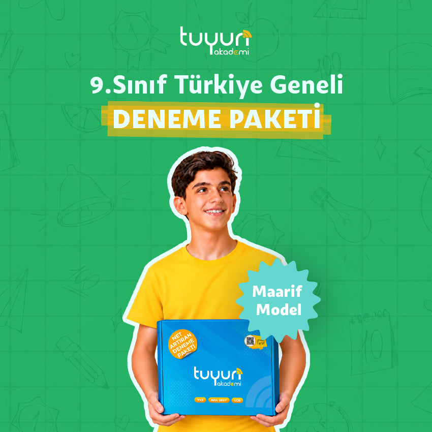 9.SINIF MAARİF MODEL TÜRKİYE GENELİ DENEME PAKETİ