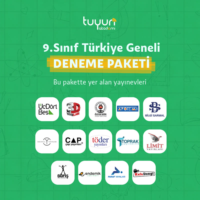 9.SINIF MAARİF MODEL TÜRKİYE GENELİ DENEME PAKETİ - 2