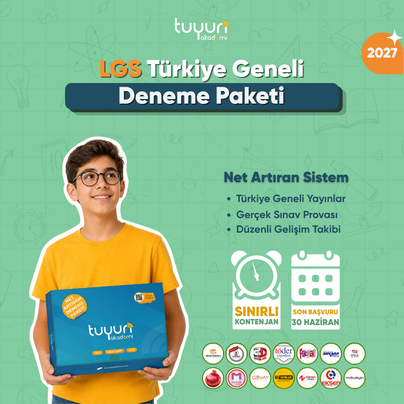 LGS TÜRKİYE GENELİ DENEME PAKETİ 27 - 1