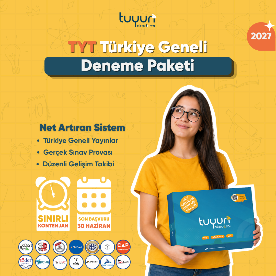 TYT TÜRKİYE GENELİ DENEME PAKETİ 27