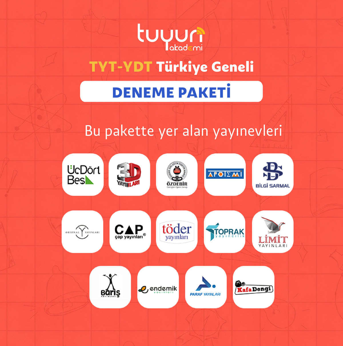 TYT-YDT TÜRKİYE GENELİ DENEME PAKETİ 27