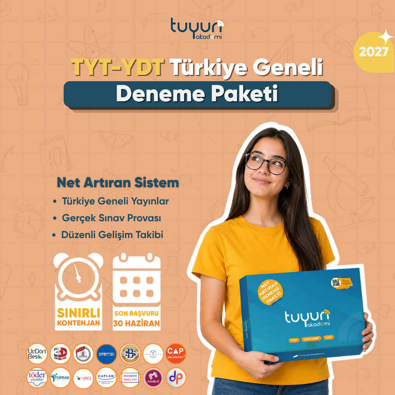 TYT-YDT TÜRKİYE GENELİ DENEME PAKETİ 27 - 1