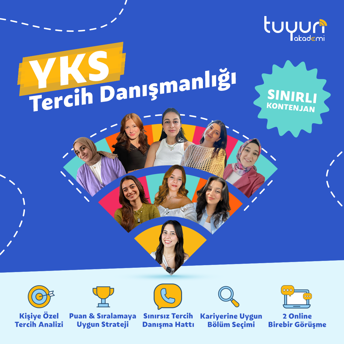 YKS TERCİH DANIŞMANLIĞI (Kariyer Psikolojik Danışmanla 2 Seans)