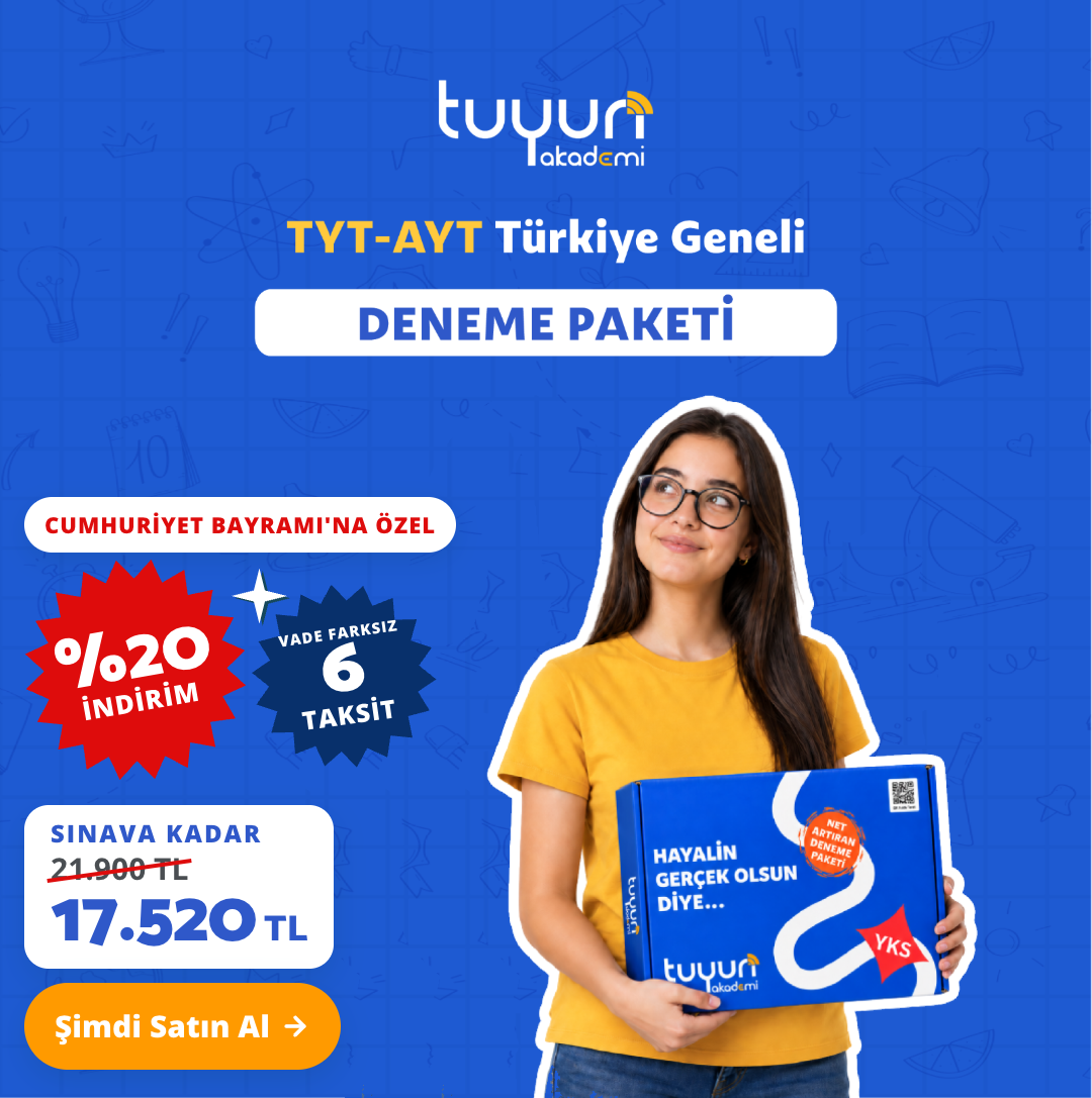 TYT-AYT TÜRKİYE GENELİ DENEME PAKETİ 27